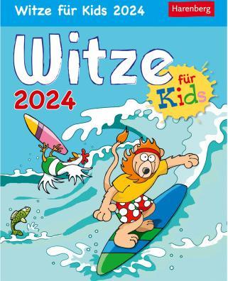 Produktbild Harenberg Witze für Kids Tagesabreisskalender 2024 (A5, Deutsch)