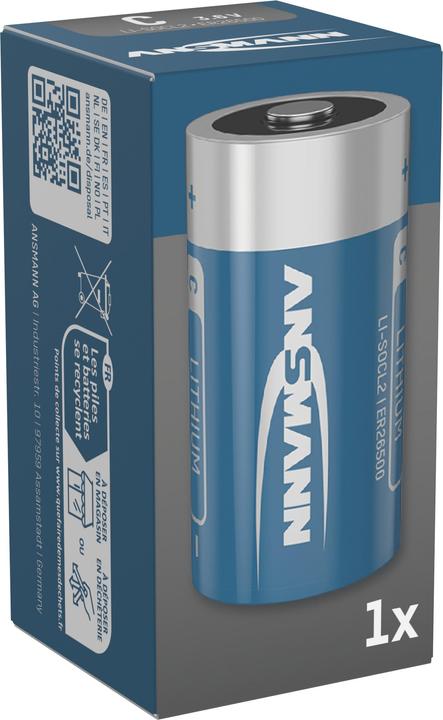 Produktbild Ansmann Batterie C ER26500 3.6V Lithium-Thionylchlorid (1 Stk., C)