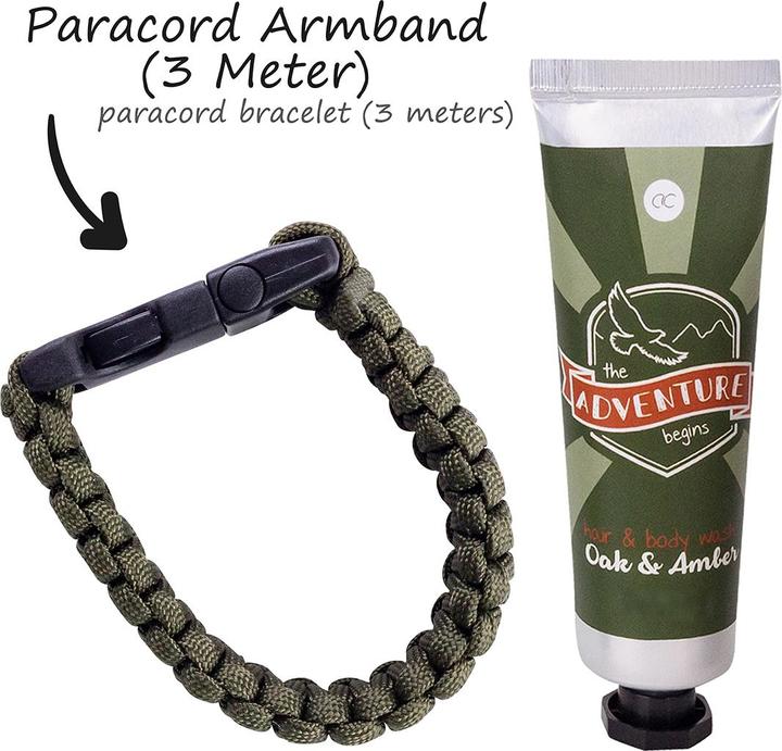Immagine prodotto Accentra Set da bagno ADVENTURE COLLECTION in confezione regalo, con 60 ml di lavaggio per capelli e corpo (Set di manicure)