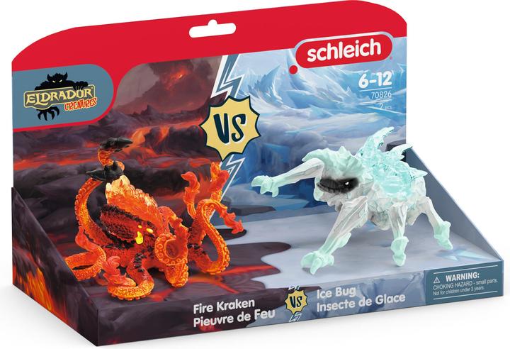 Image du produit Schleich Scarabée de glace vs. pieuvre de feu