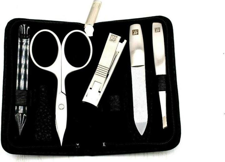 Immagine prodotto Zwilling Custodia con cerniera in pelle di yak nera 5 pezzi.