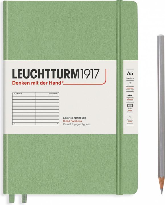 Actual product image Leuchtturm1917 Notebook (A5, Lined, Hardcover)