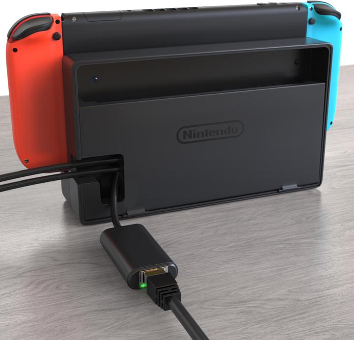 Actual product image Primewire Network adapter, USB 3.0 to RJ45 socket network adapter compatible with Nintendo Switch, 12 cm (USB 3.0, RJ45 (1x))