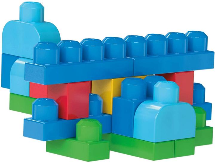 Productafbeelding Mega Bloks Bouwstenen tas kleurrijk (80 stuks)