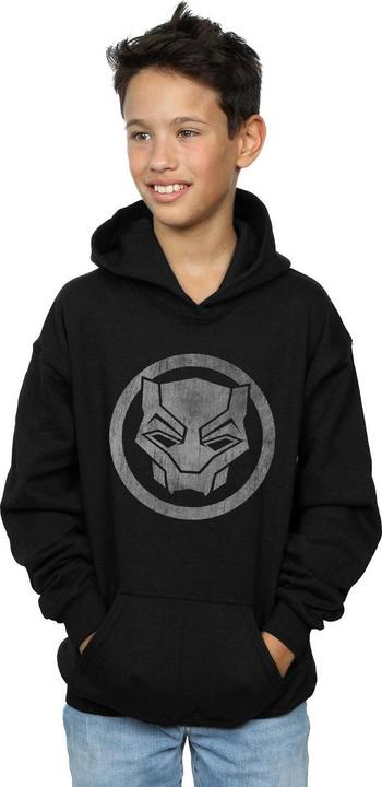 Produktbild Black Panther Distressed Icon Kapuzenpullover Jungen (128)