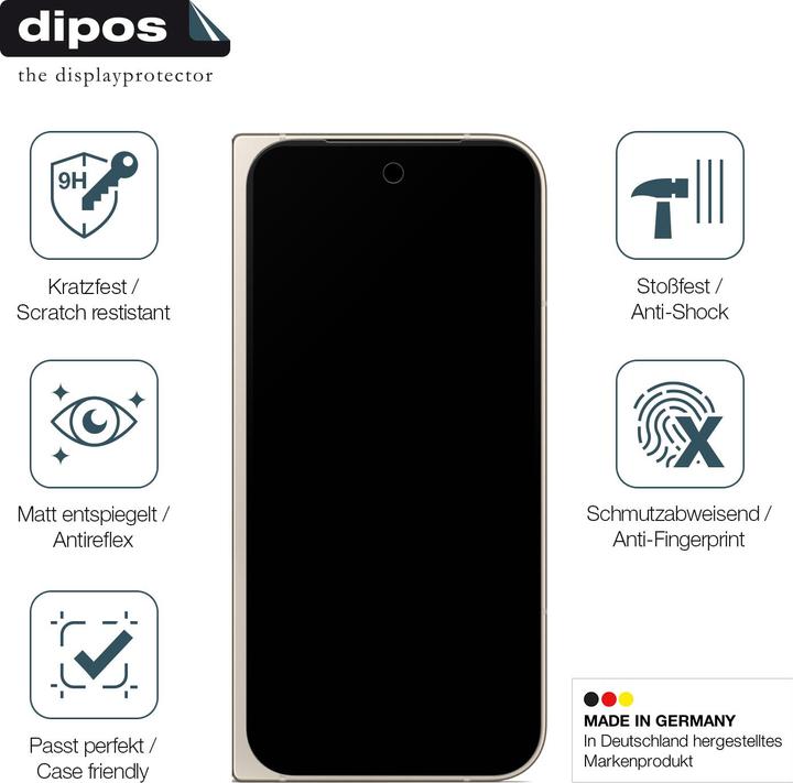Image du produit Dipos Anti-Shock Film de Protection d’écran Anti-reflet (1 pièce(s), Google Pixel 9 Pro Fold)