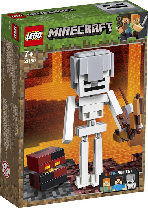 Actual product image LEGO Skeleton with magma cube (21150, LEGO Minecraft)