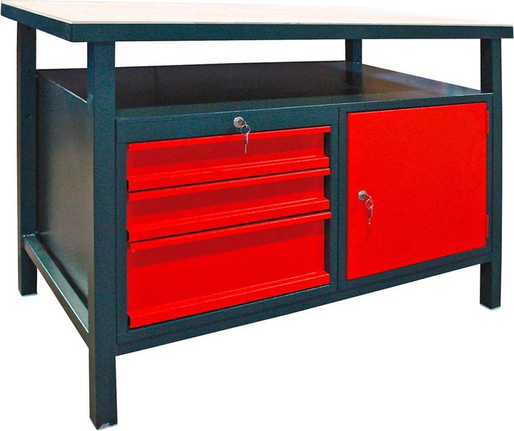 Produktbild Dema Werkbank Werktisch 120x60x85cm (60 cm, 120 cm)