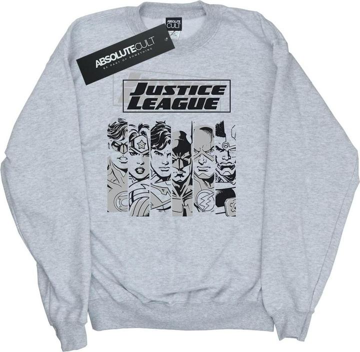 Justice League Stripes Sweatshirt Jungen