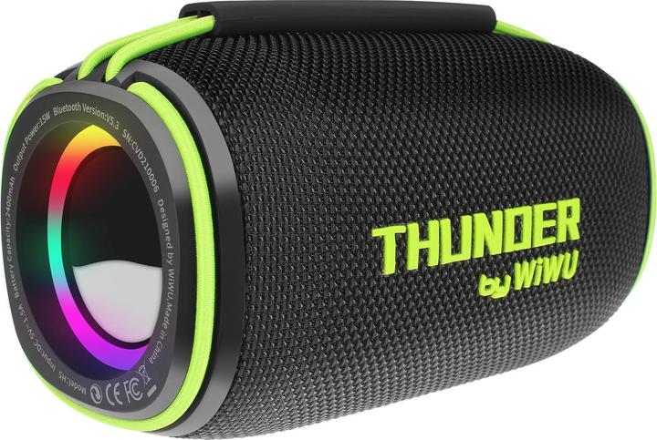 Actual product image Wiwu Bluetooth speakers - Wireless Bluetooth Speaker Thunder H5 (8 h)