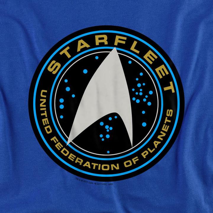 Immagine prodotto Star Trek Beyond Starfleet Maglietta Tasca a Toppa Adulto Unisex (S)