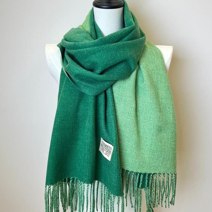 Immagine prodotto Only-Bags.Store Sciarpa bifacciale a due colori Basic Basic Imitazione Cashmere Sciarpa con nappe Autunno Inverno