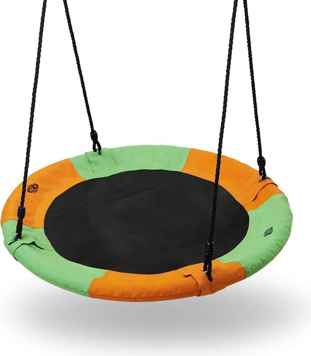 Actual product image Nils CAMP Stork's Nest Swing NB5003 Orange-Green 90 cm
