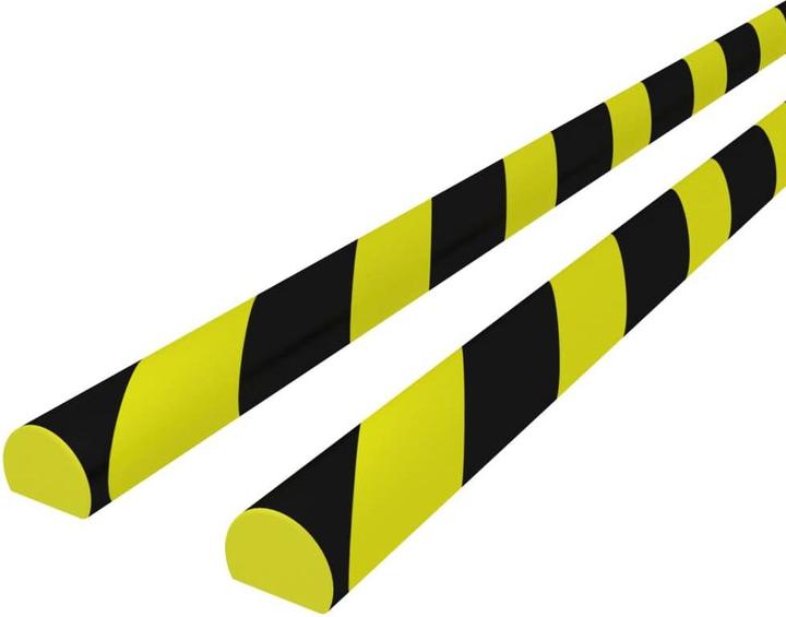 Produktbild VidaXL Kantenschoner 2 Stk. Gelb & Schwarz 4x3x100 cm PU,Farbe