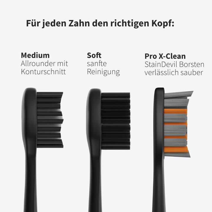 Produktbild Zahnheld Bürstenkopf Pro X-Clean 9x Weiss (9 x)
