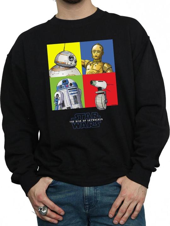 Immagine prodotto Star Wars The Rise Of Skywalker Droid Squares Felpa Uomo (5XL)