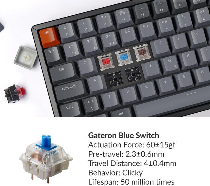 Immagine prodotto Keychron K4 (CH, Senza fili, Cablato)