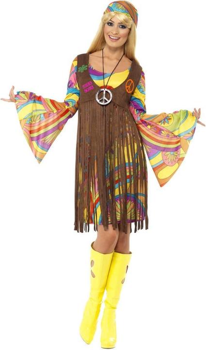 Produktbild Smiffys 60er Hippie Damen Kostüm (XL)