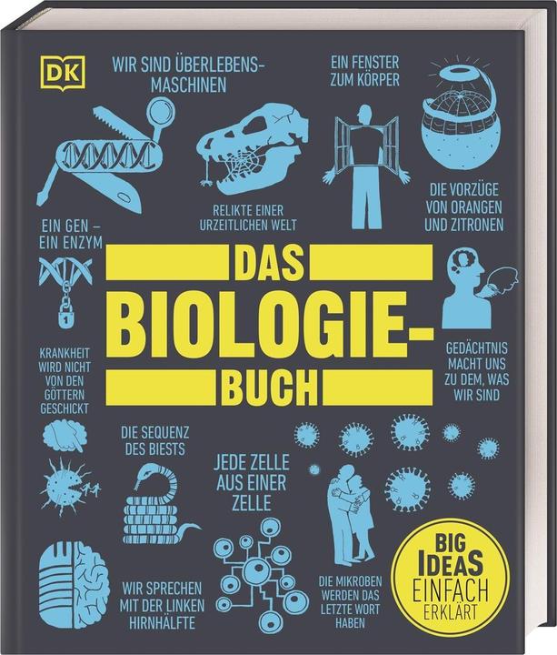 Produktbild Big Ideas. Das Biologie-Buch (Deutsch, Robert Snedden, Robert Dinwiddie, Tom Jackson, Judith Rauch, Tim Harris, Derek Harvey, John Farndon, Steve Parker, Michael Bright, Mary Argent-Katwala, Martin Kliche, Gretel Guest, 2022)