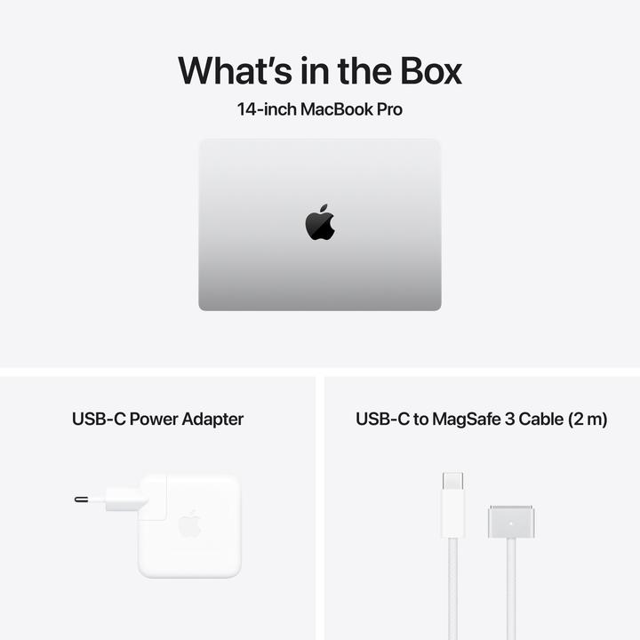Produktbild Apple MacBook Pro 14 – 2024 (14.20", M4 Pro, 24 GB, 2000 GB, DE)