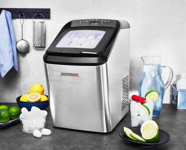 Immagine prodotto Gastroback 41143 Fabbricatore di ghiaccio Bartender Pro (Spina CH)