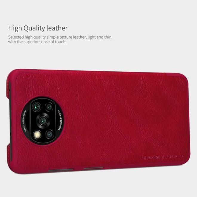 Image du produit Nillkin Série Qin (Xiaomi Poco X3 NFC, Xiaomi Poco X3 Pro)