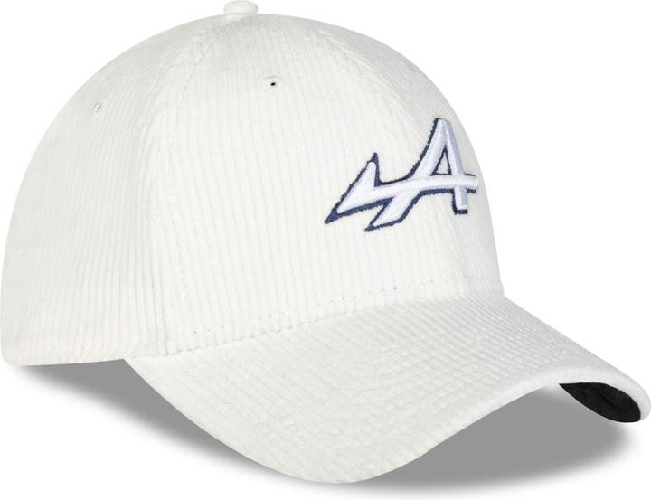 Actual product image New Era 9Forty Strapback Corduroy Cap - F1 Bwt Alpine A290 White