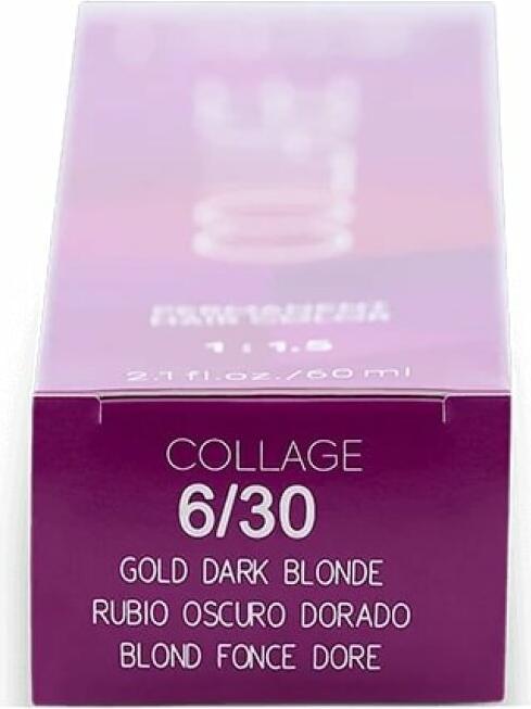 Immagine prodotto Lakmé Lakme Collage Colore permanente in crema per capelli 6/30 Oro Biondo Scuro 2,1oz (6, 30 Oro Biondo Scuro)