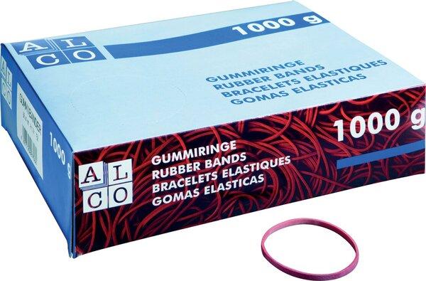 Produktbild Alco Gummibänder 1000g, 130x10mm (1 Stk.)