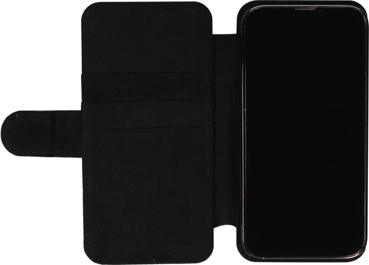 Actual product image PhoneLook Cover Wallet black Funny cat on black (Apple iPhone 14 Pro)