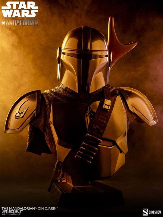Image du produit Sideshow Star Wars The Mandalorian buste 1/1 The Mandalorian - Din Djarin 86 cm