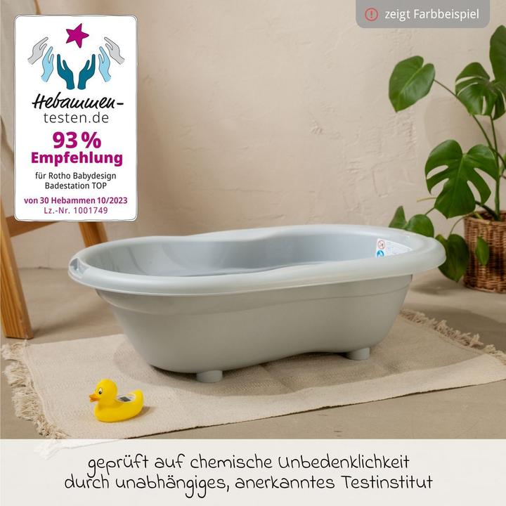 Immagine prodotto Rotho Babydesign Babybadewannen & Badeeimer Baby-Badewanne Tilo - mit Anti-Rutschmatte