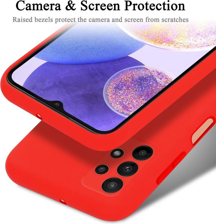 Produktbild Cadorabo TPU Liquid Silicone Case Hülle für Samsung Galaxy A23 4G / 5G (Samsung Galaxy A23, Samsung Galaxy A23 5G)