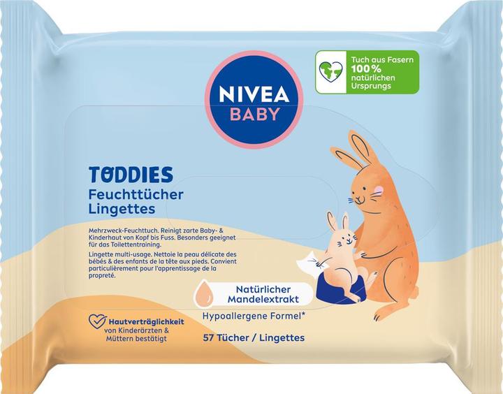 Produktbild NIVEA Toddies Feuchttücher Refill Trio