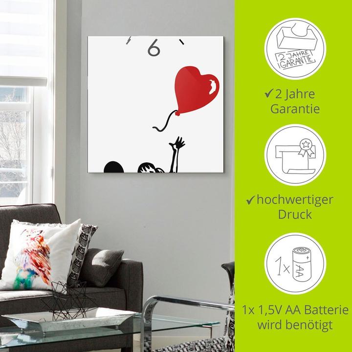 Image du produit Artland Silhouette Fille Ballon Coeur (20 cm)