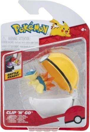 Produktbild Pokémon - Clip N Go Cyndaquil with Level Ball - (PKW4150)