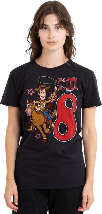 Immagine prodotto Toy Story I'm 8 Maglietta Compleanno Legno Adulto Unisex (S)