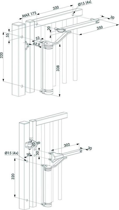 Produktbild Locinox Torschliesser LION (Gartentor, Outdoor)