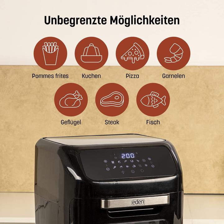 Produktbild Eden Heissluftfritteuse Ofen 12L
