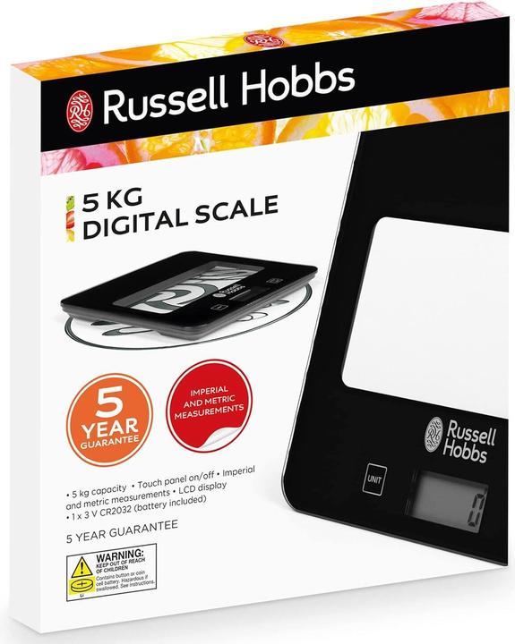 Image du produit Russell Hobbs RH015711AR Square digital scale 5kg black