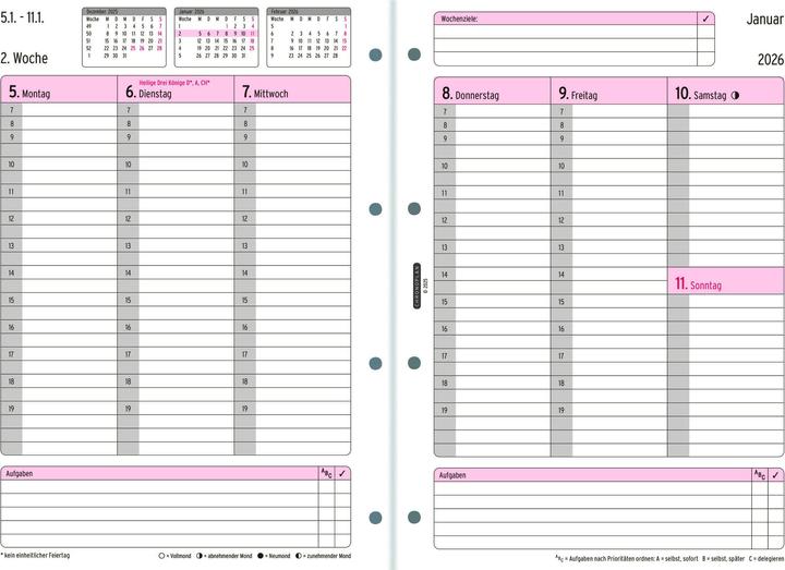Actual product image Chronoplan Wochenplan (A4, German)