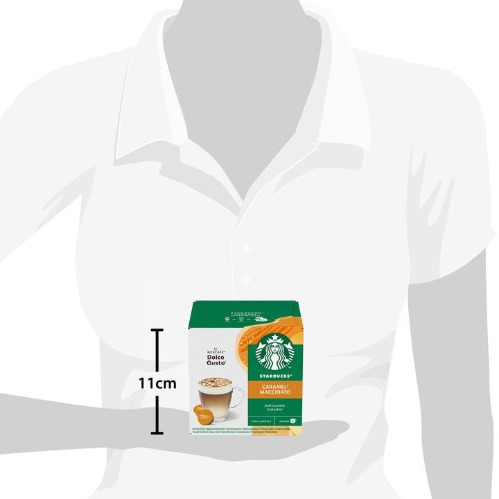 Actual product image Starbucks Caramel Macchiato by Nescafé Dolce Gusto (6 x Port.)