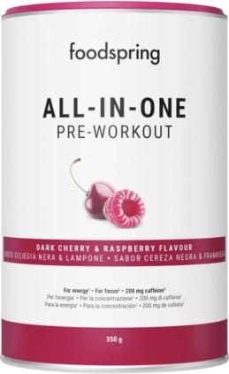 Actual product image Foodspring Pre-workout (Dark Cherry, Raspberry, 1 pcs., 350 g)