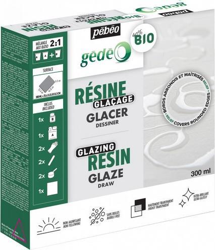 Image du produit Pebeo Gédéo Kit Résine Glacage Bio (300 ml)