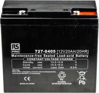 Produktbild Rs Pro Blei-Säure Akku AGM 12V 20Ah (12 V, 20000 mAh)
