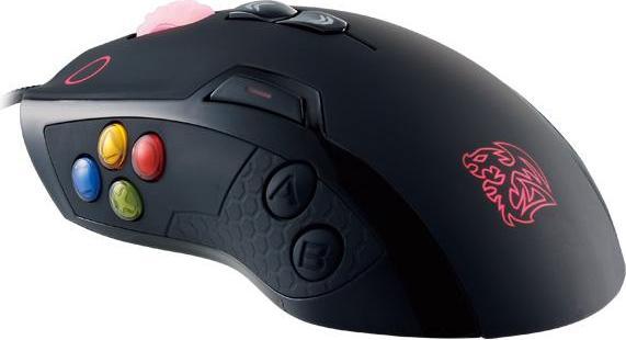 Image du produit Tt eSPORTS MO-VLS-WDLOBK-01 Souris droite USB type A laser 8200 DPI (Filaire)