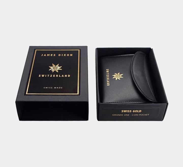 Immagine prodotto James Dixon Grande One - Nero/Oro Svizzera - Tasca portamonete