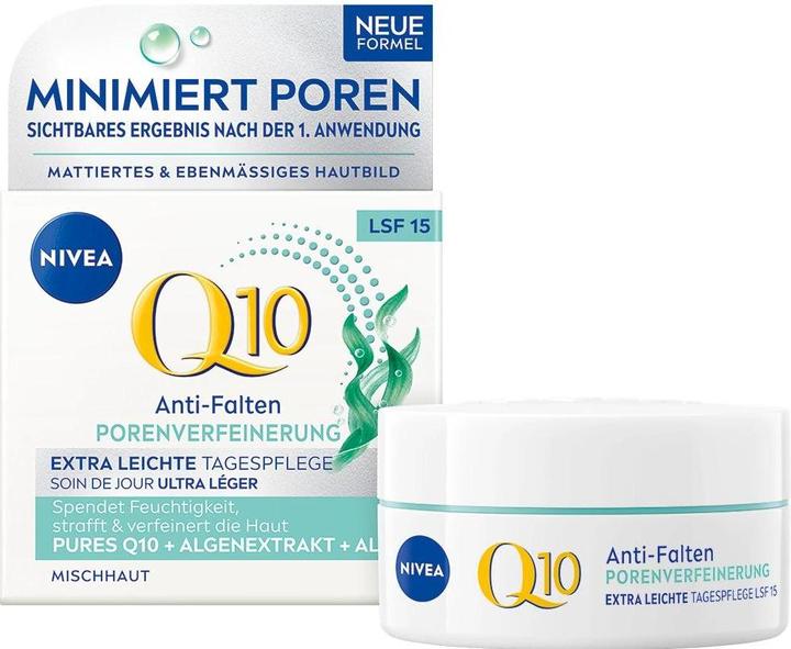 Productafbeelding NIVEA Q10 Power Anti-Rimpel Lichte Dagcrème SPF15 Crème (50 ml, Dagcrème, SPF 15)