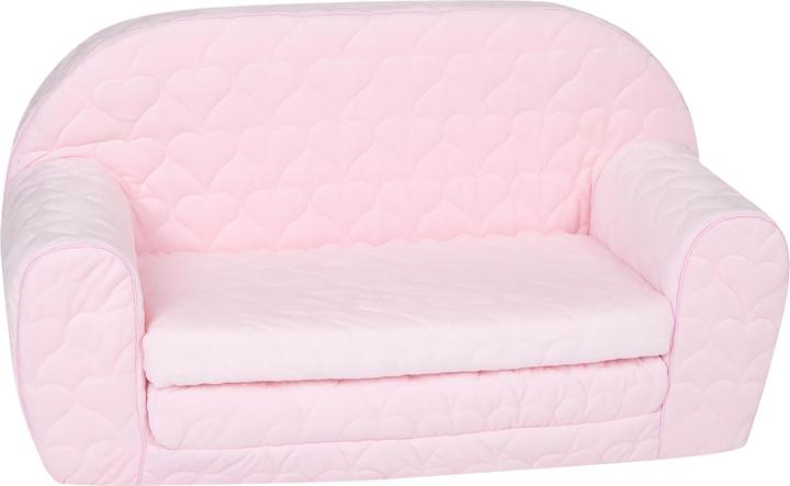Knorrtoys Kindersofa - "Cosy heart rose" (Kindersofa)