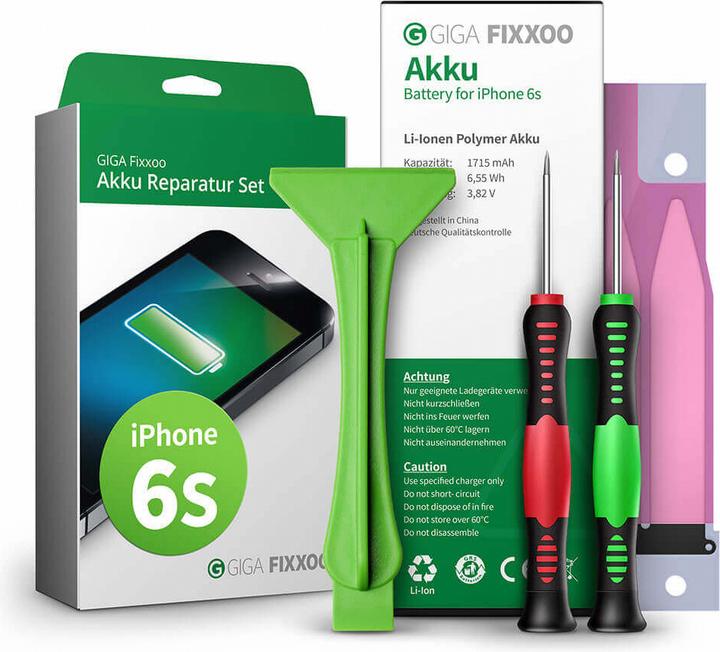 Actual product image Giga Fixxoo iPhone 6s Battery Complete Set (Rechargeable battery, iPhone 6s)